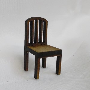 silla miniatura solo 3cm de alta